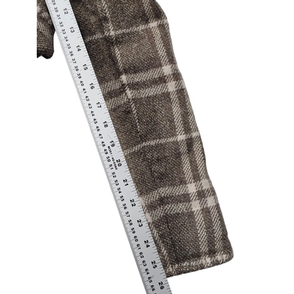 Burberry Nova Check Plaid Jacket Size 4 Green Multicolor - Picture 4 of 7